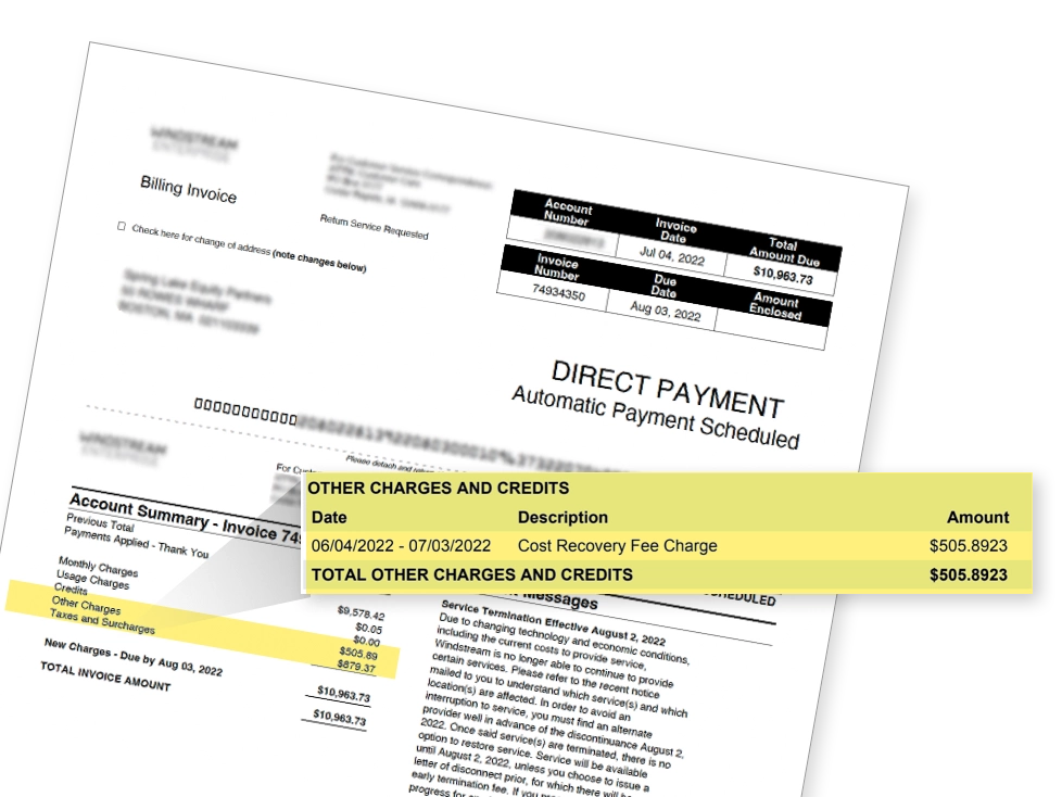 new-bill-with-popout Business Phone Service Bill